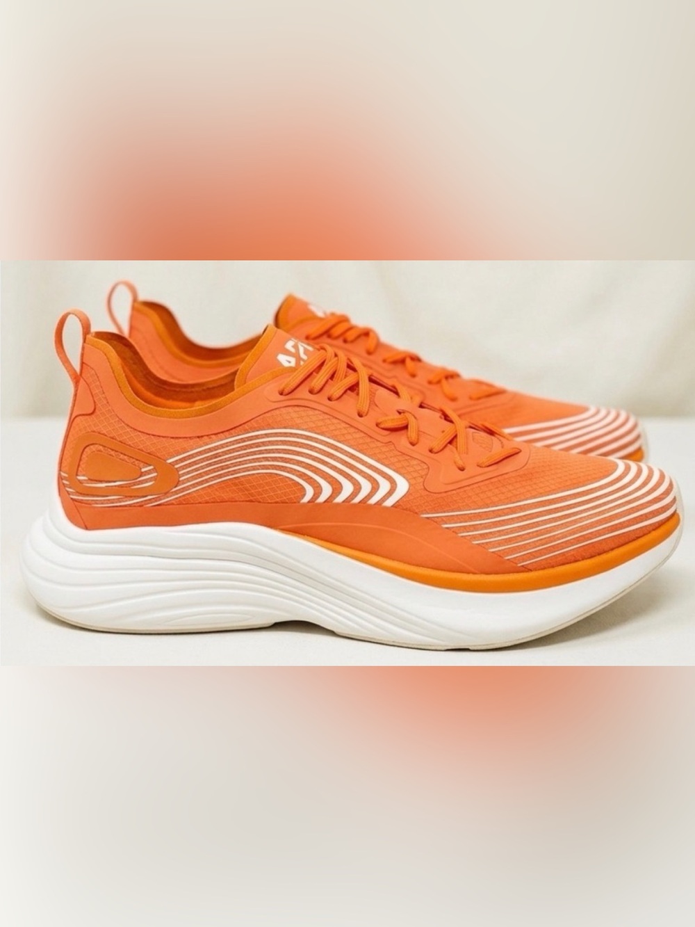 APL Men’s Streamline Orange Pristine Running Shoes Size 11.5